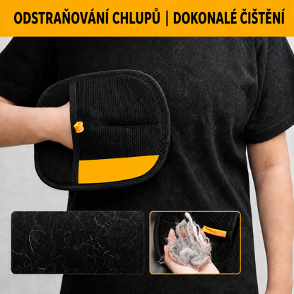 MONORA - Opakovaně použitelné rukavice na odstraňování srsti zvířat