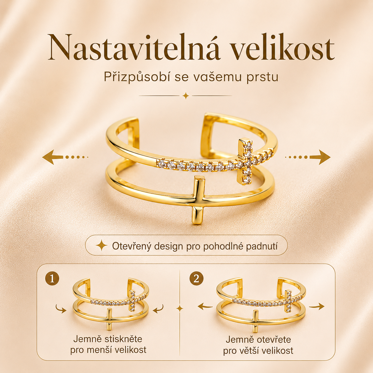 MONORA – Prsten s Křížem