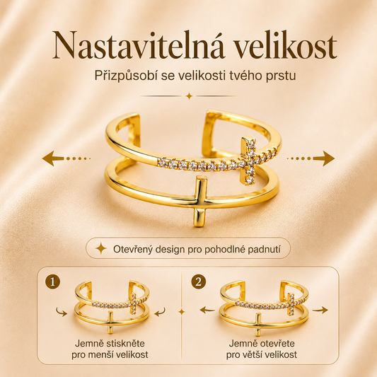MONORA – Prsten s Křížkem